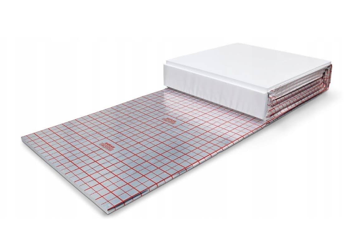 Mata styropianowa z przyklejoną fabrycznie folią