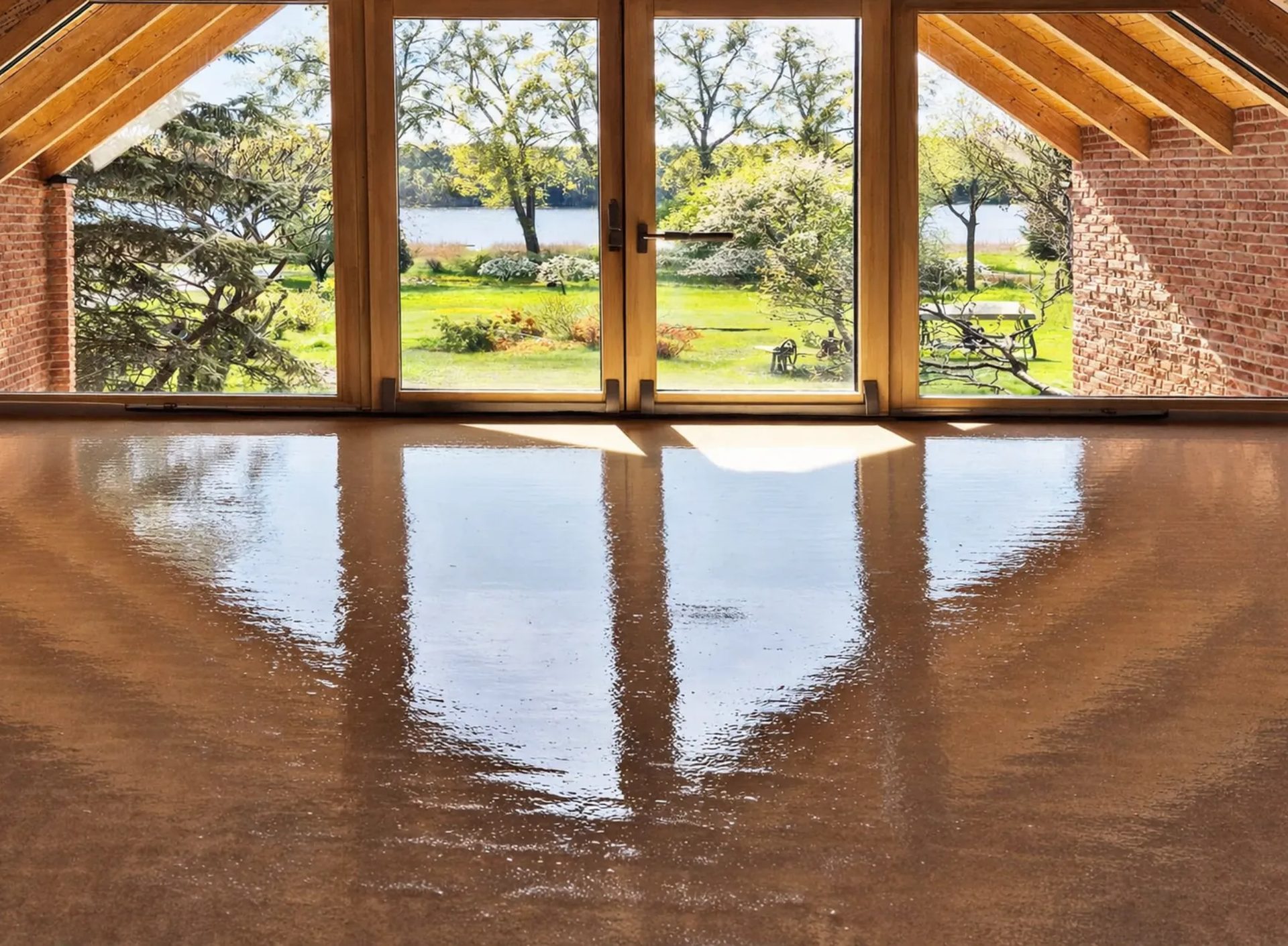 Realizacja posadzki anhydrytowej przez MITRA Posadzki w Poznaniu